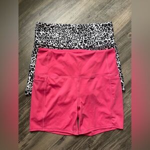 Bundle of 2 bike shorts.  Both size large.